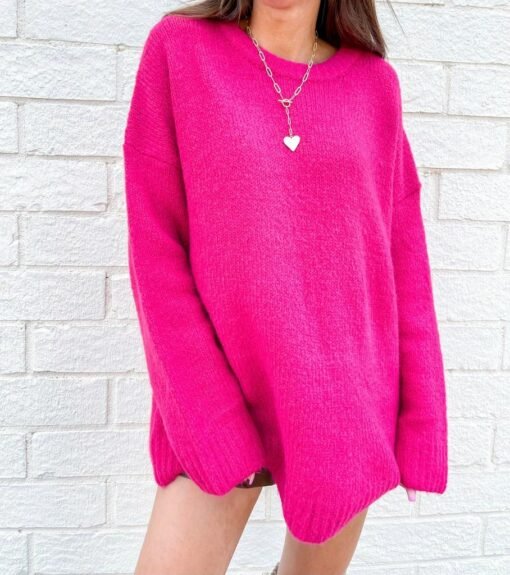 Harper Hot Pink Sweater – Image 6