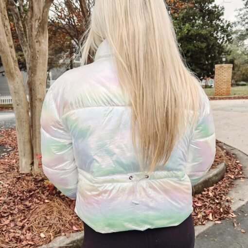 Iridescent Puffer Jacket – Image 6