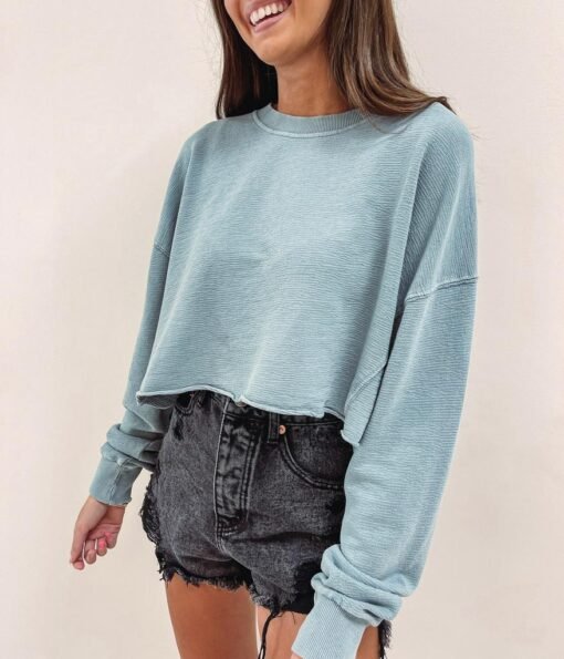 Jacie Pullover – Blue – Image 4