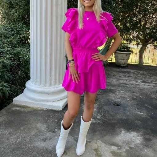 Jacie Ruffle Dress – Image 6