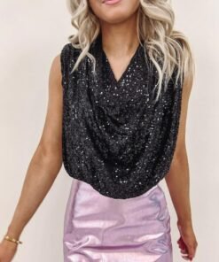 Jaclyn Sequin Top