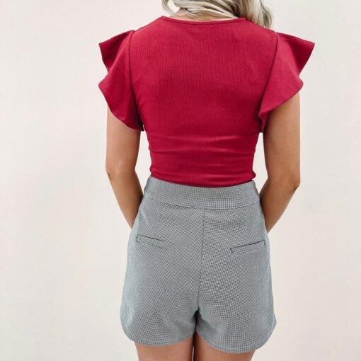 Jennifer Top – Burgundy – Image 4