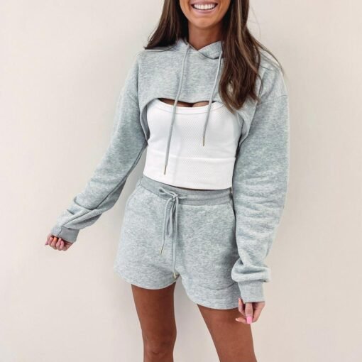 Kendall Cropped Hoodie – Image 5