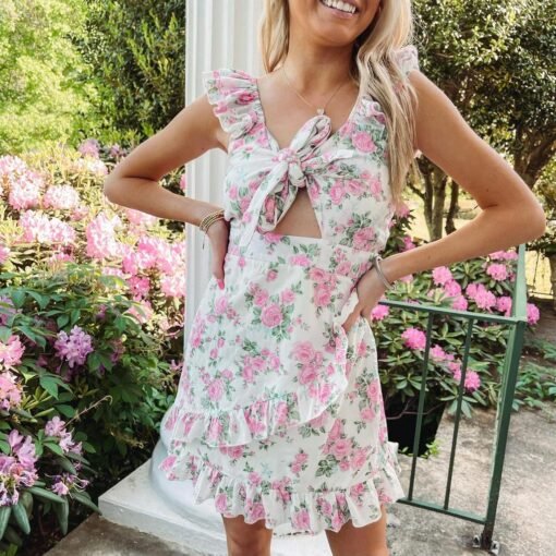Kimberly Floral Dress – Image 6