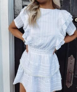 London Ruffle Dress