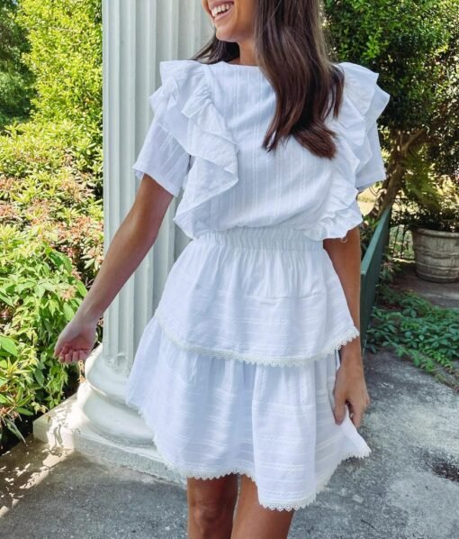 London Ruffle Dress – Image 5