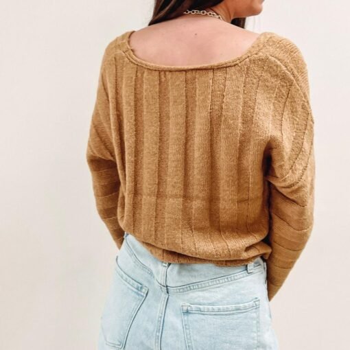 Madison Sweater – Brown – Image 5
