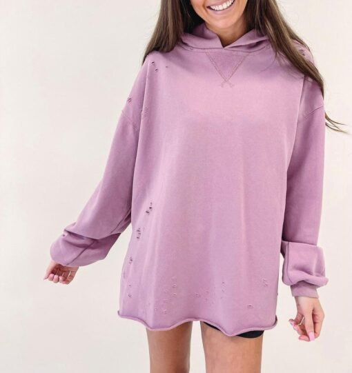 Meagan Distressed Hoodie – Image 4