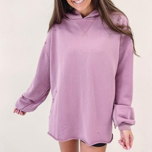 Meagan Distressed Hoodie – Image 5