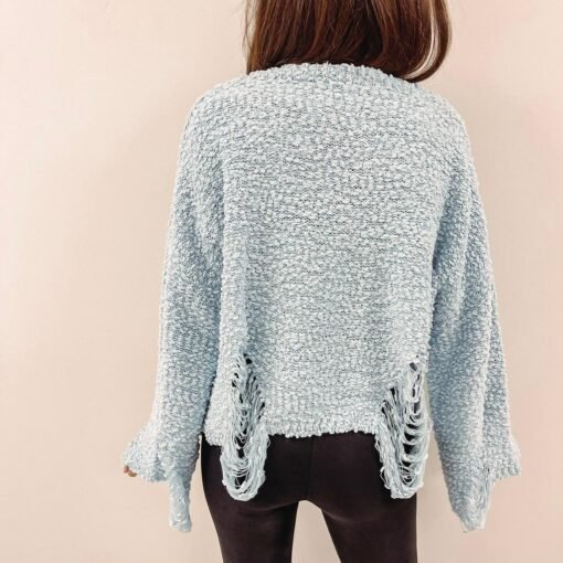 Meagan Distressed Sweater – Image 6