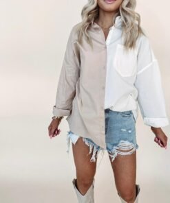 Nadia Button Up