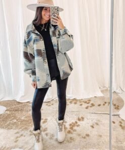 Oversized Aztec Jacket