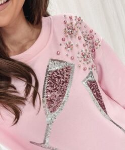 Pink Champagne Pullover
