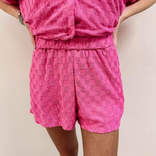 Pink Terry Cloth Lounge Set – Image 4