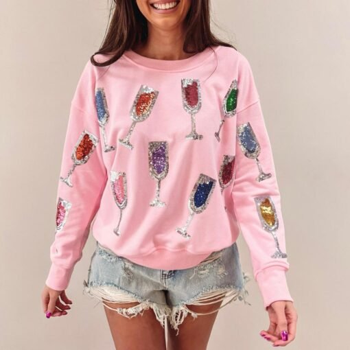 Pink Wine Pullover – Image 6