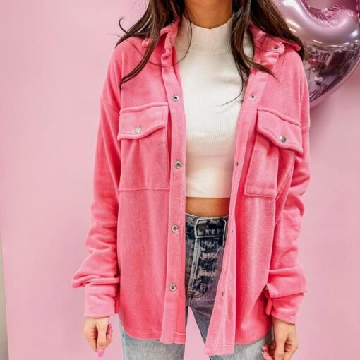Polly Pink Shacket – Image 4