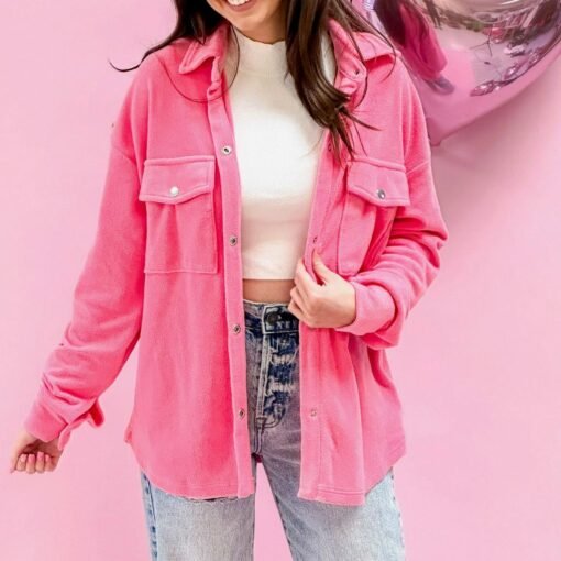 Polly Pink Shacket – Image 6
