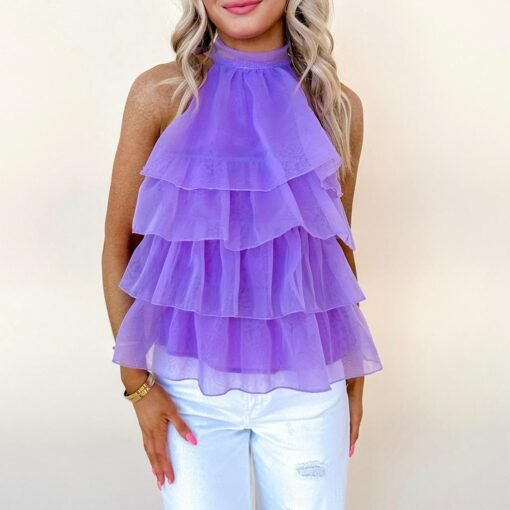 Purple Tulle Top – Image 4