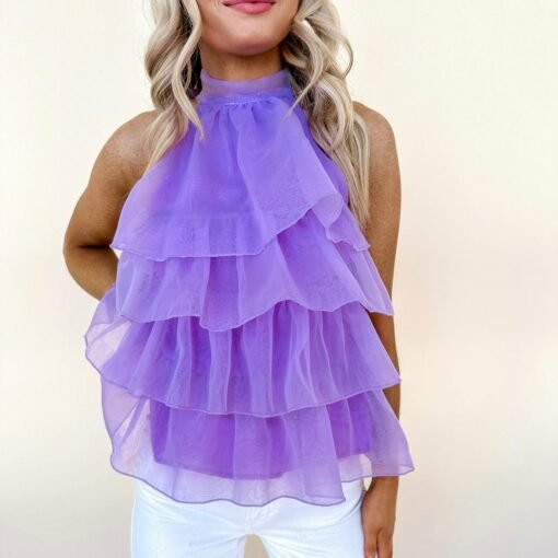 Purple Tulle Top – Image 5