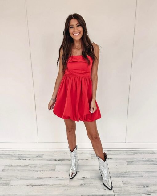 Reese Red Dress – Image 3