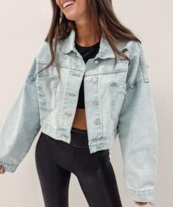 Rhinestone Denim Jacket