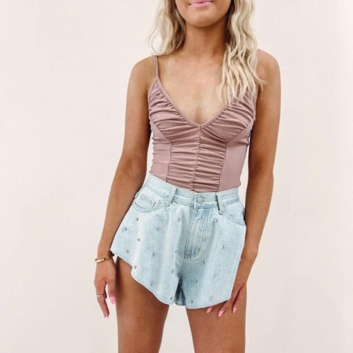 Rhinestone Flutter Shorts – Image 4