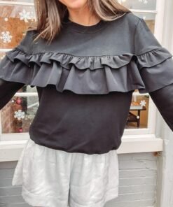 Ruffle Pullover