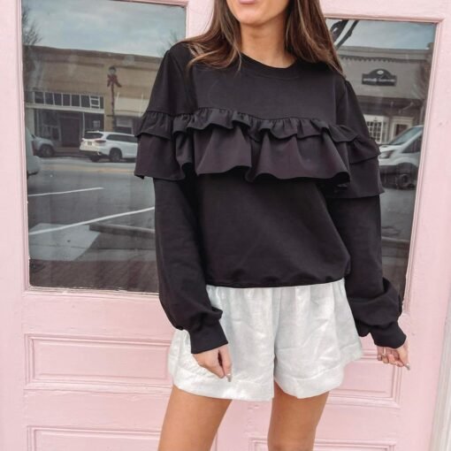 Ruffle Pullover – Image 4