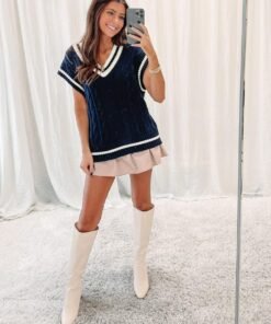 Ryan Sweater Vest – Navy