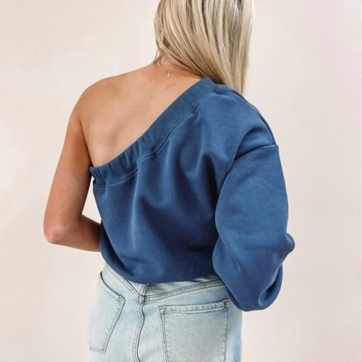 Rylee One Shoulder Pullover – Image 3