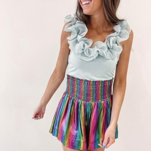 Sage Ruffle Bodysuit – Image 5