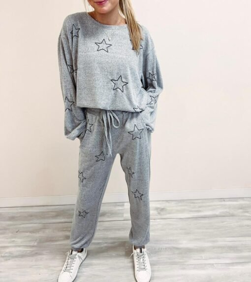 Sallie Star Print Lounge Set – Image 4