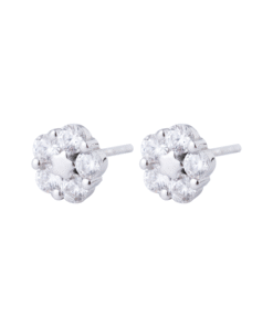Pentagon Star Stud Earrings S925 Sterling Silver Creative B022