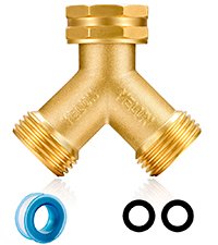 Garden Four Way Brass Ball Valve Garden Hose Distributor