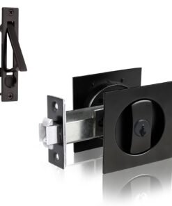Pocket Door Lock With Key Modern Entry Sliding Barn Door Latch