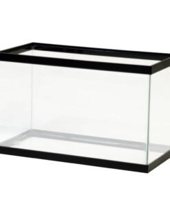 Aqueon Standard Glass Rectangle Aquarium Clear Silicone Black - 10 Gal