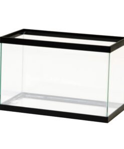 Aqueon Standard Glass Rectangle Aquarium Clear Silicone Black - 5.5 Ga