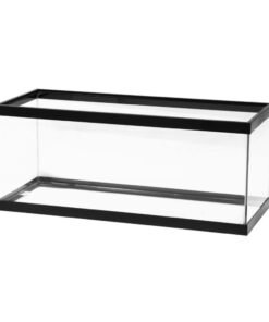 Aqueon Standard Glass Rectangle Aquarium Clear Silicone Black - 20 Gal