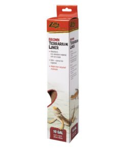 Zilla Reptile Terrarium Liners Brown 10/20X Gallon