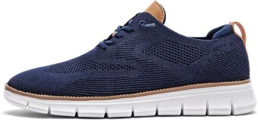 2025 Men's Oxford Business Shoes Fashion Mesh Casual Formal Walking Shoes Comfortable Lightweight Soft Sole – Image 2
