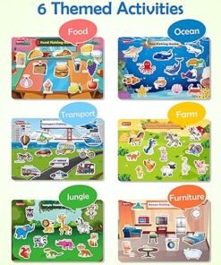 Children's Wooden Magnetic Sight Word Fishing Toy