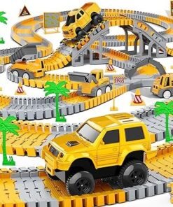Children's Building Block Track Car Toy